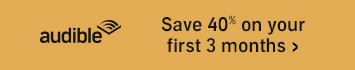 Get your first 3 months of Audible membership for just $8.95/month.