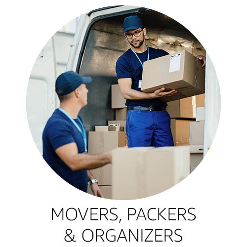 Movers, packers, and organizers