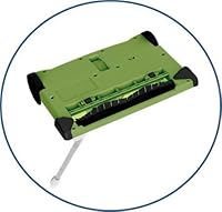 Powerful soft rubber paddle removes pet hair and debris from bare floor and low pile carpet!