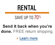 Rent Textbooks