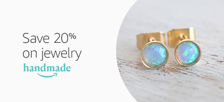 Save 20% on handcrafted jewelry