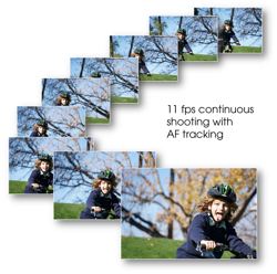 Ultra-fast response up to 11 fps