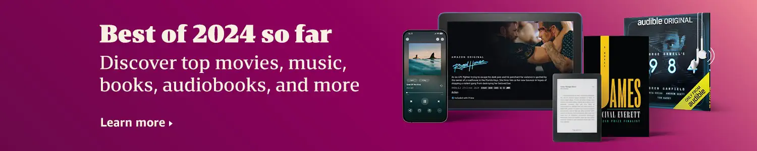 Best of 2024 so far: Discover top movies, music, books, audiobooks, and more. Learn more