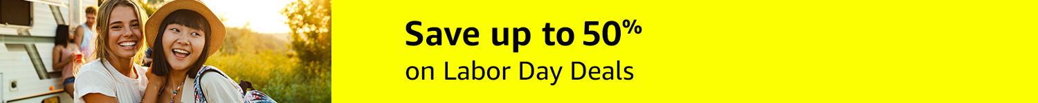 Save up to 50% Labor Day Sale