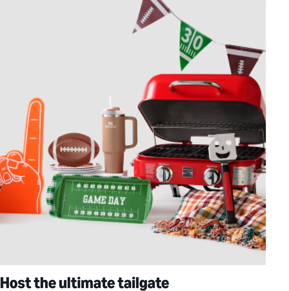 Host the ultimate tailgate