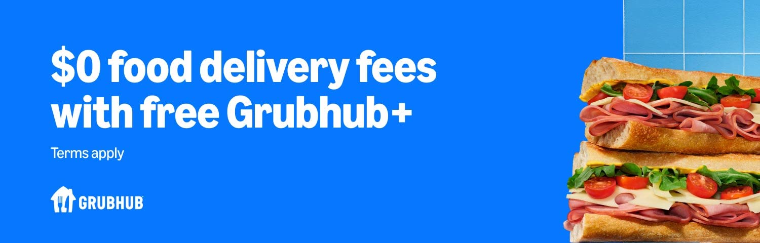 FREE food delivery, included with Prime Student