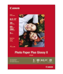 canon photo paper plus glossy ii 8.5 x 11