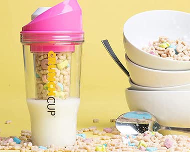 Enjoy cereal on the go with CrunchCup
