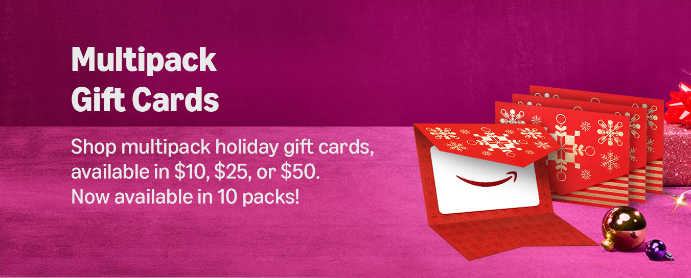 Multipack Gift Cards