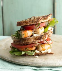 Grilled Shrimp Sandwiches