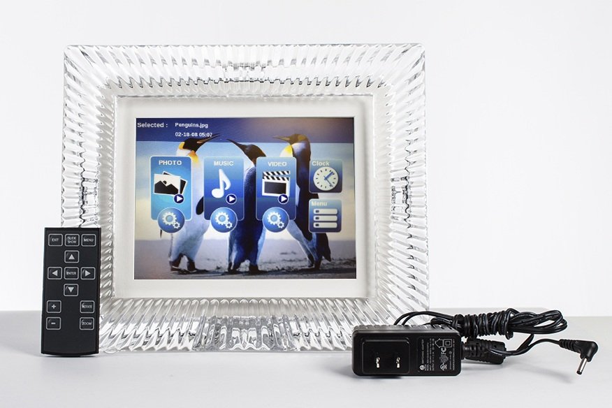 Waterford Crystal Digital Photo Frame, 8Inch Home & Kitchen