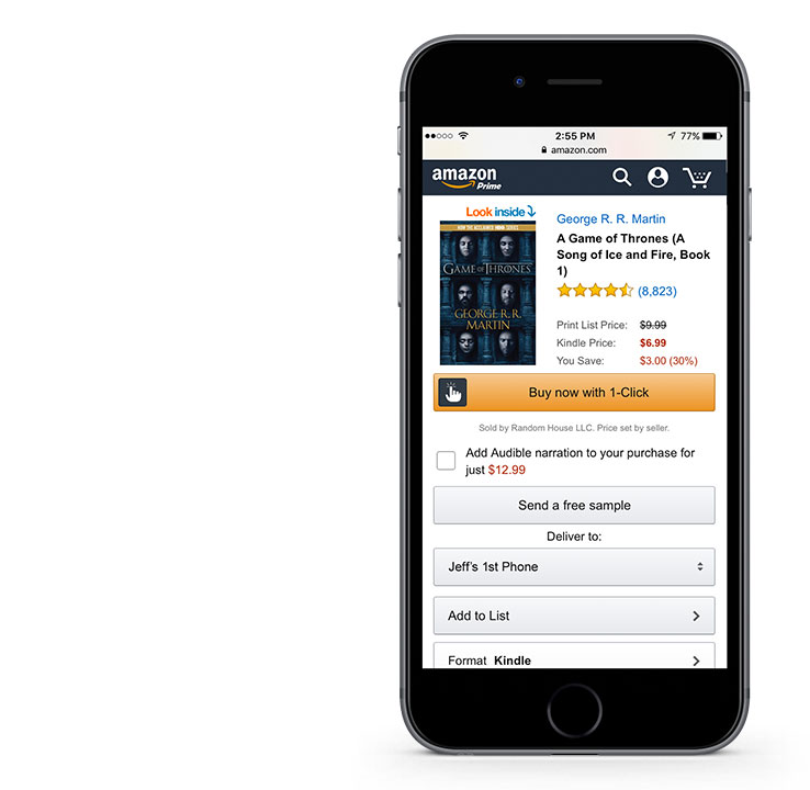 Buy a book to read on iOS.