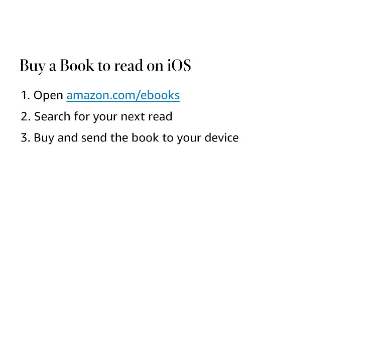 Buy a book to read on iOS.