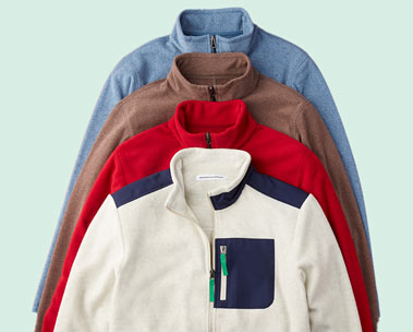 Back in stock: fuzzy fleece