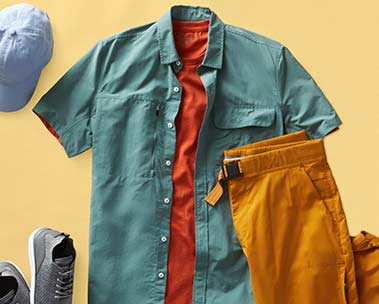 Men's outdoor style for less