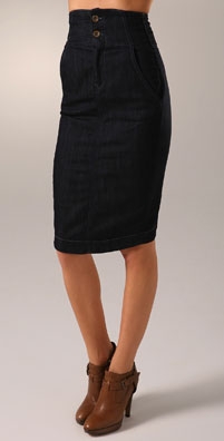 Earnest Sewn Maya High Waist Stretch Pencil Skirt - shopbop.com from shopbop.com