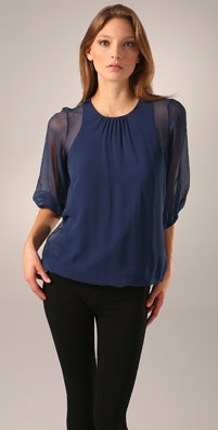 Vince Bubble Sleeve Top