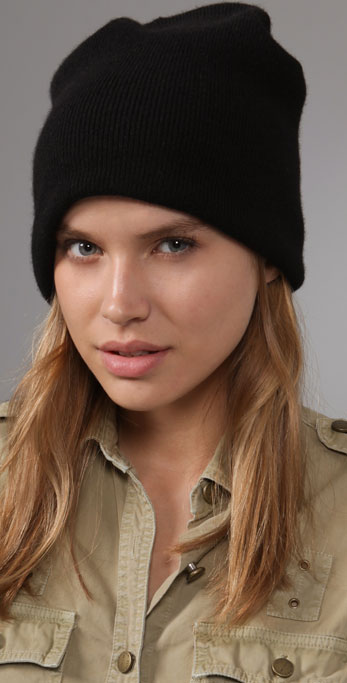Oversized cashmere beanie Clearance