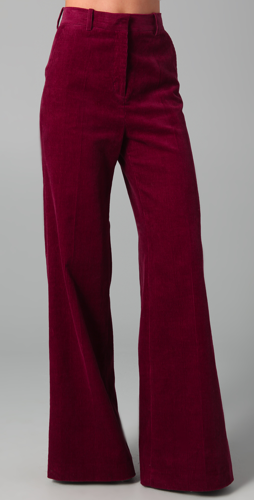 high waisted corduroy bell bottoms