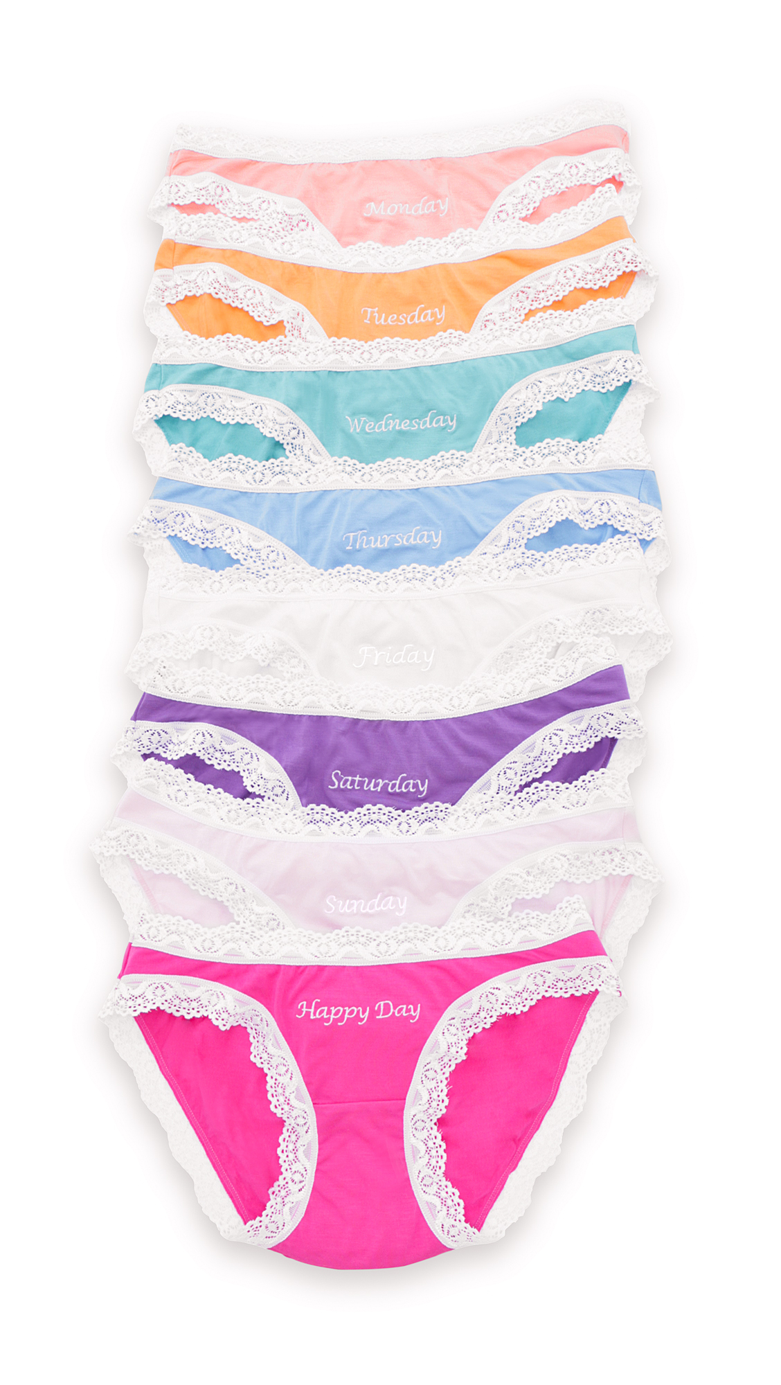 Cheek Frills Days Of The Week Box Set Panties Shopbop