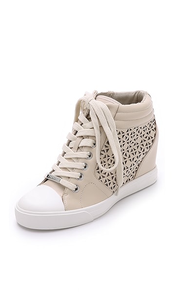 dkny cindy wedge sneakers