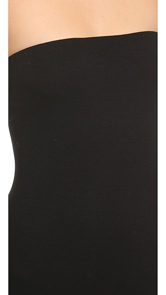 ENZA COSTA STRAPLESS RIB DRESS