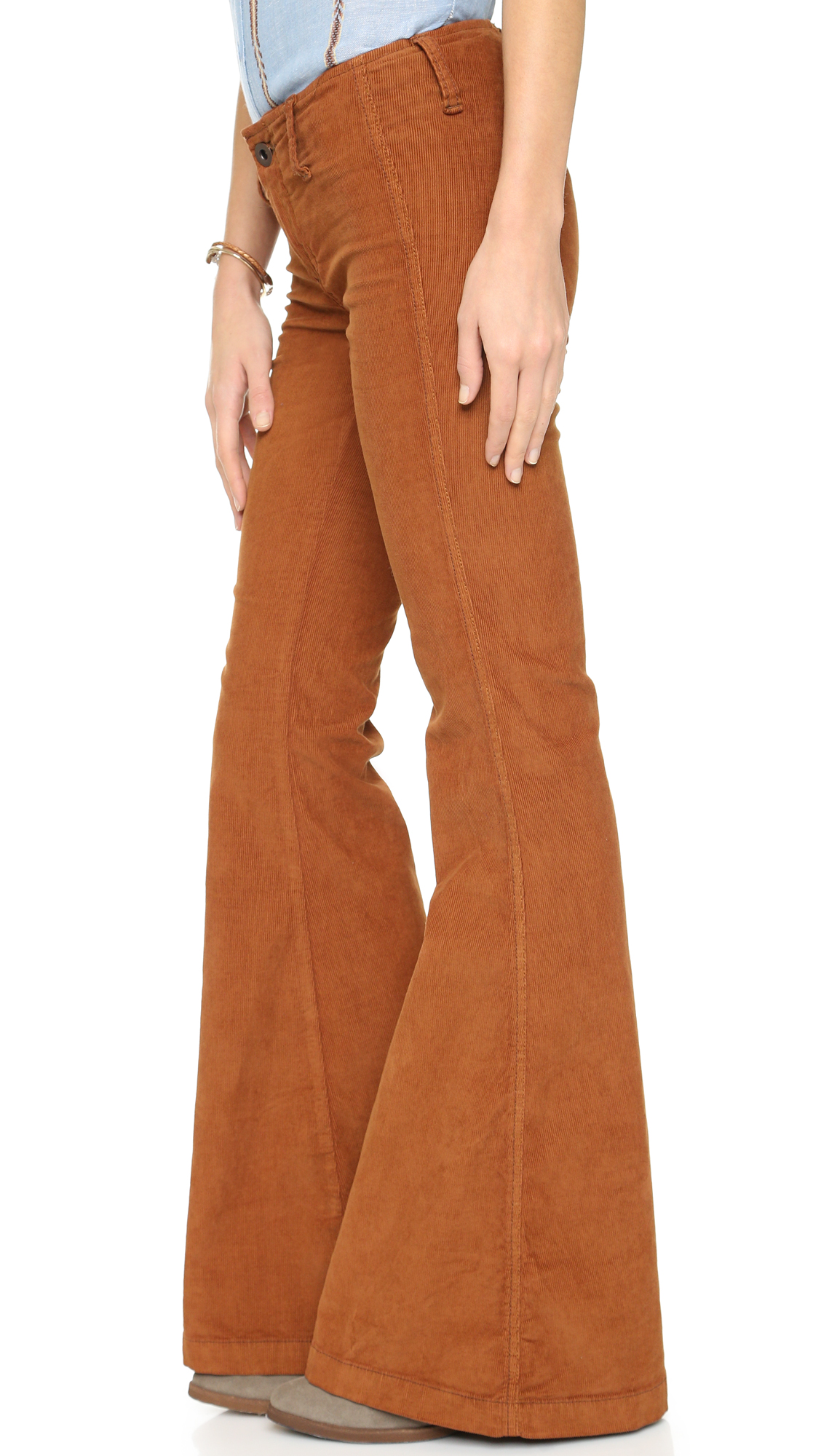 Free People Jolene Cord Flare Pants Shopbop