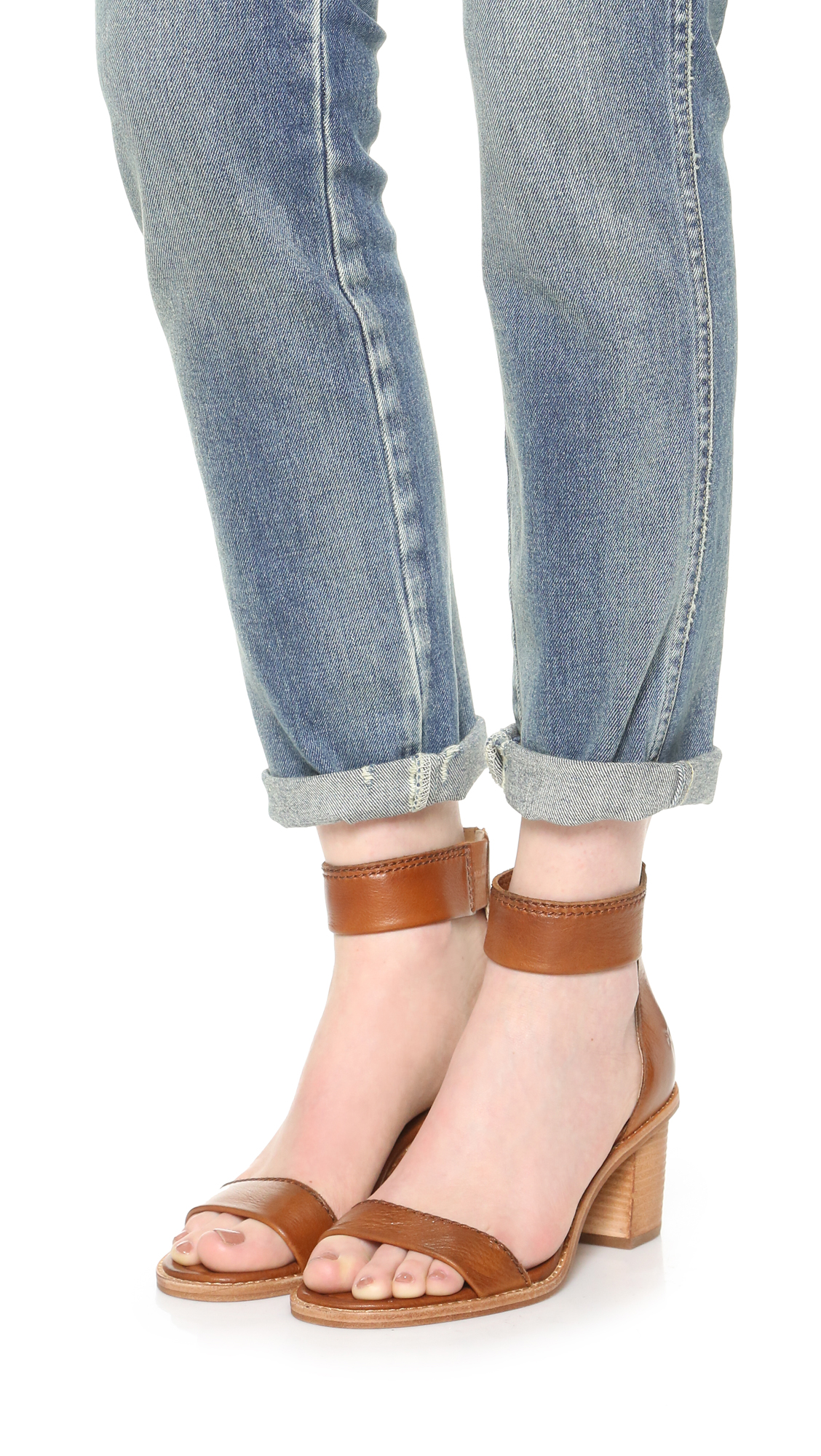 frye brielle back zip sandal