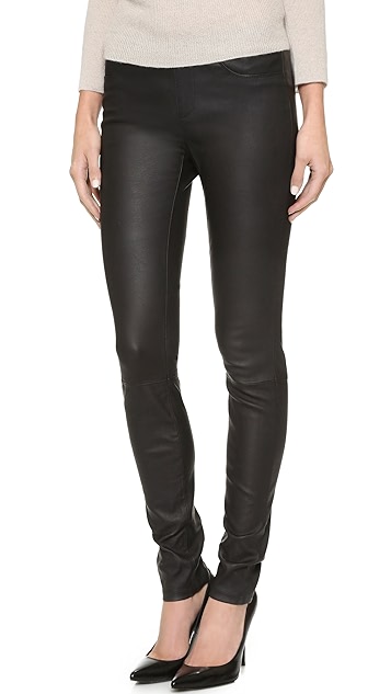 Helmut Lang Stretch Leather Pants | SHOPBOP