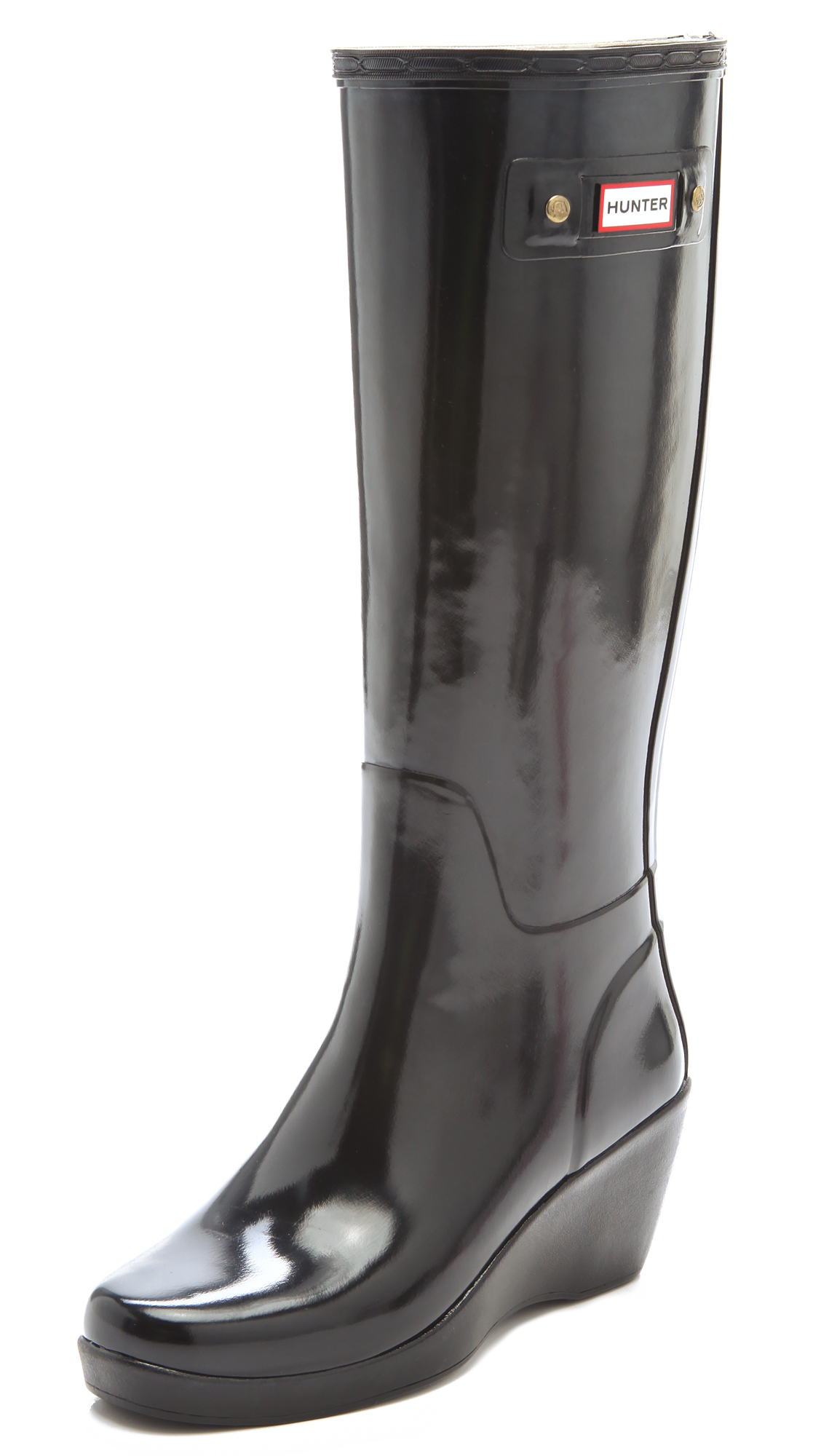 hunter boots with zipper