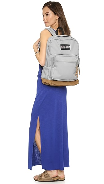 jansport right pack grey rabbit