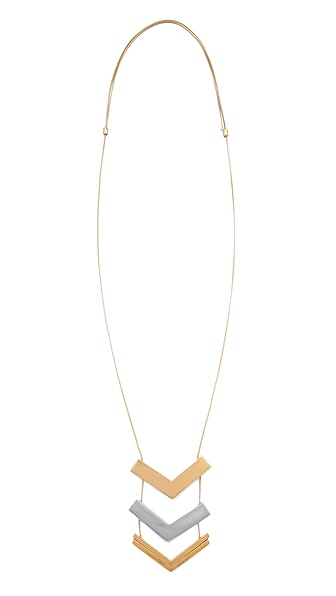 Madewell Triple Stack Arrow Pendant Necklace | SHOPBOP