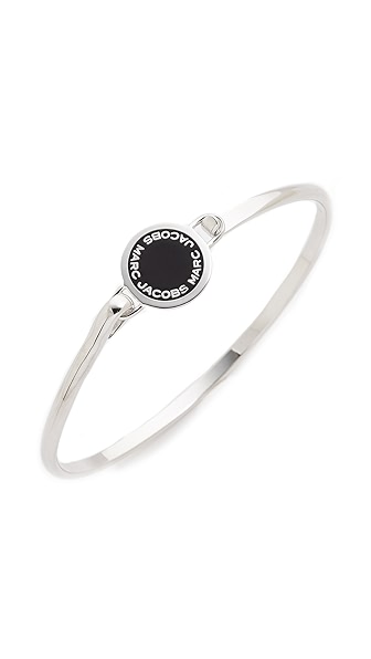MARC JACOBS Enamel Logo Disc Hinge Bracelet
