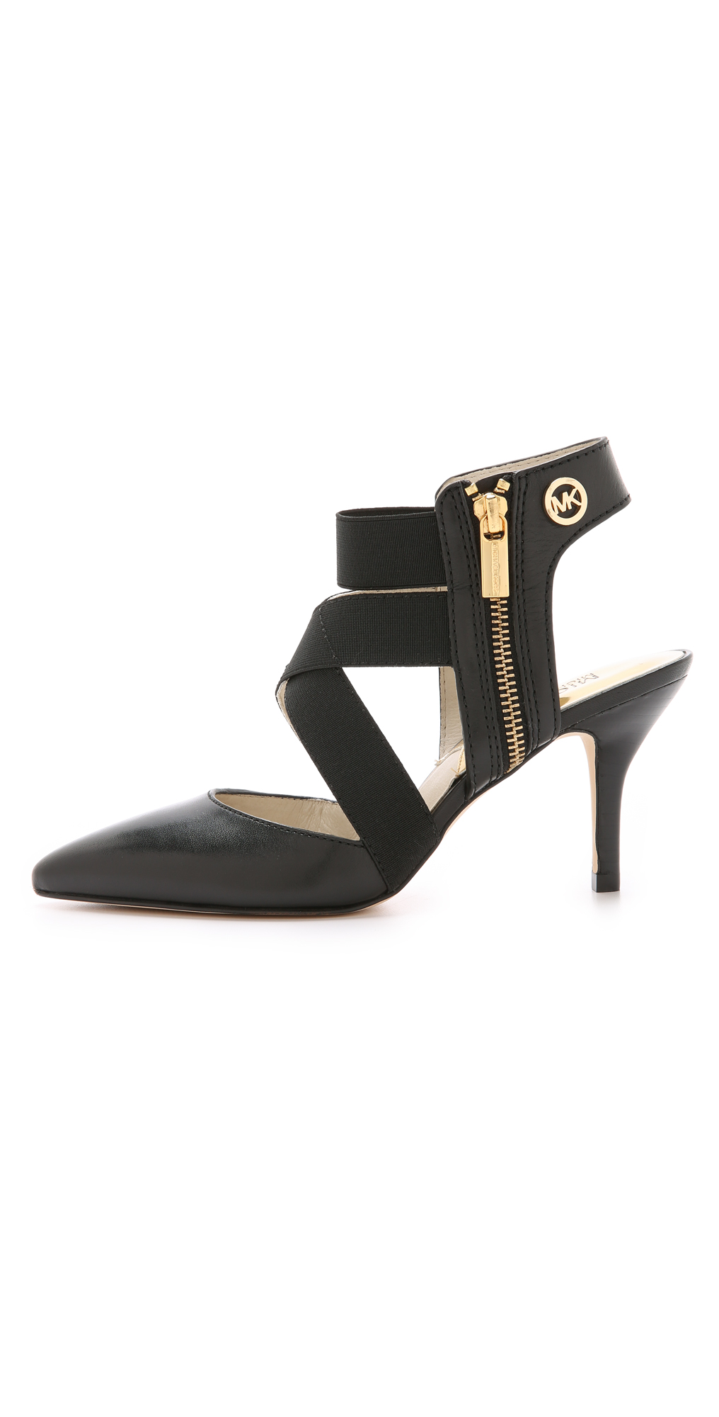 meadow elastic and leather sandal