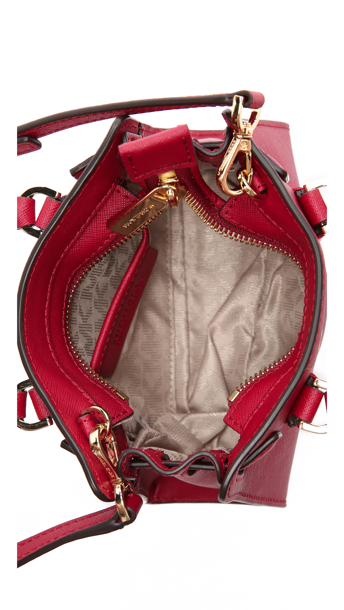 michael kors small red purse