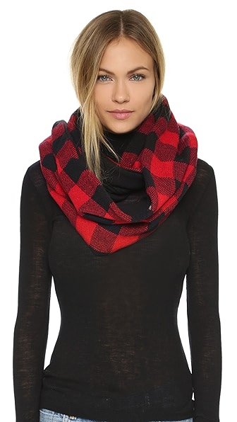 plush ultra soft plaid scarf