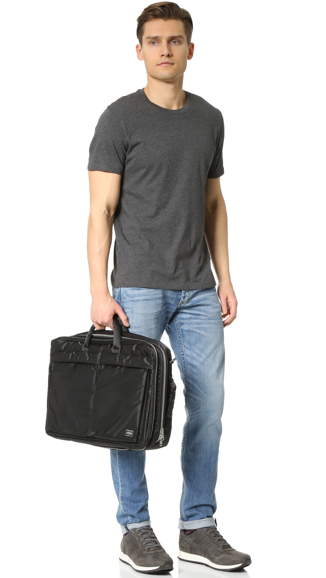 head porter 3 way briefcase