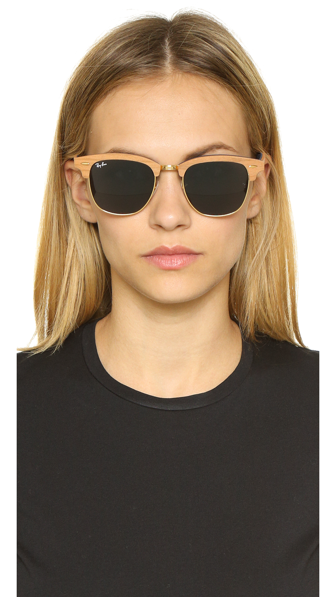 wooden clubmaster sunglasses
