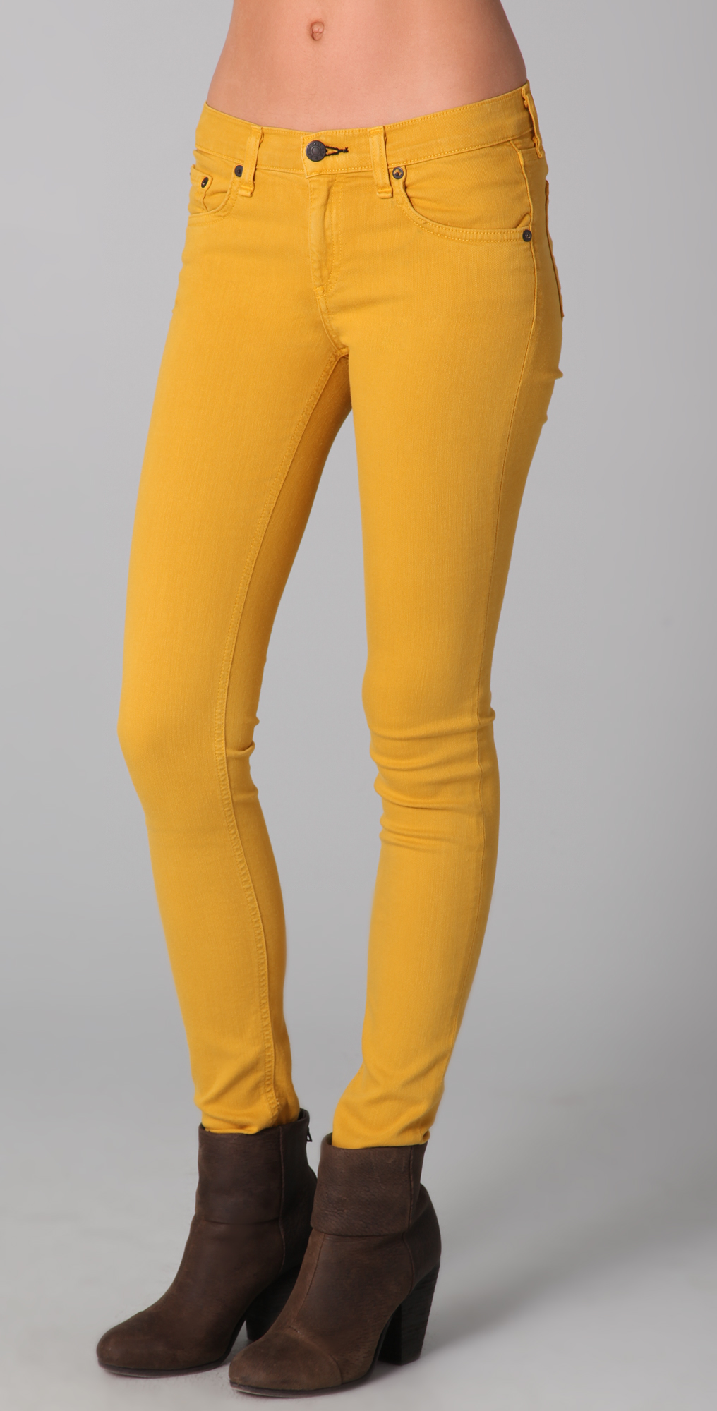 mustard yellow womens skinny jeans