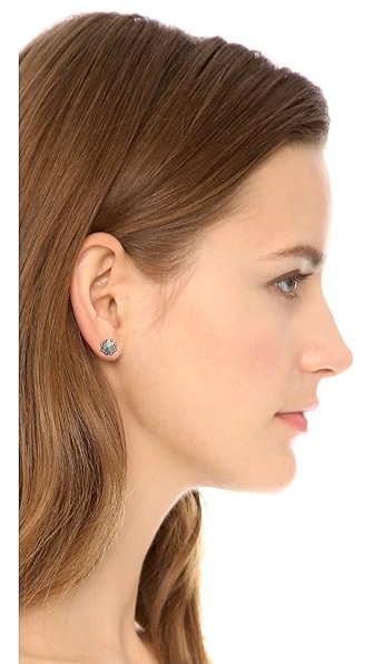 REBECCA MINKOFF RHINESTONE STUD EARRINGS