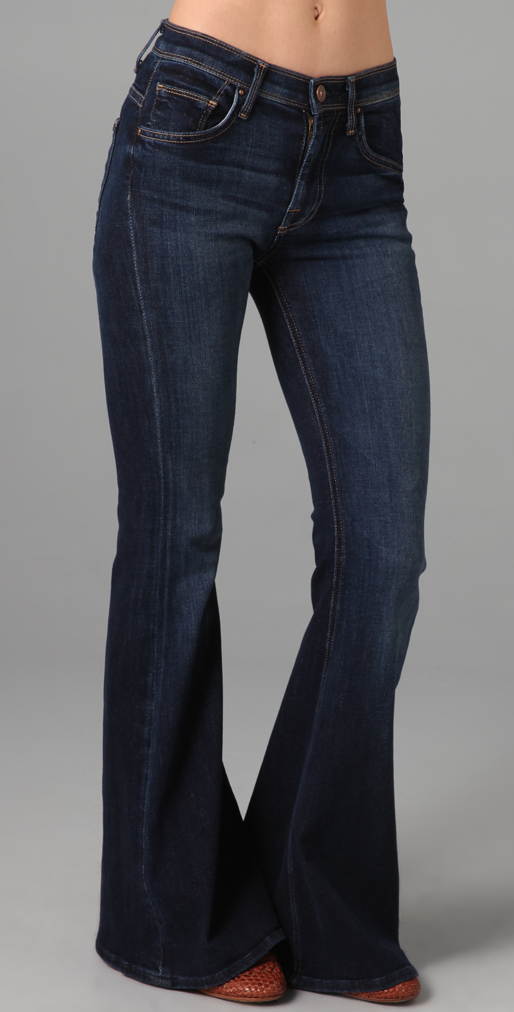 womens petite bell bottom jeans