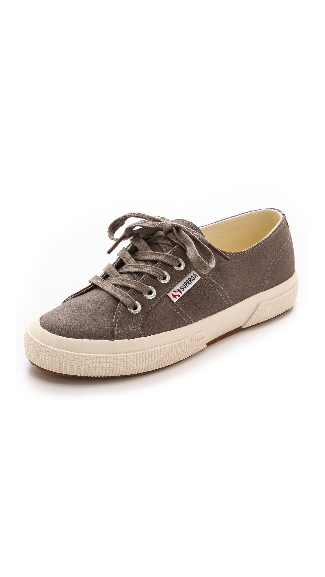 superga perforated suede sneakers