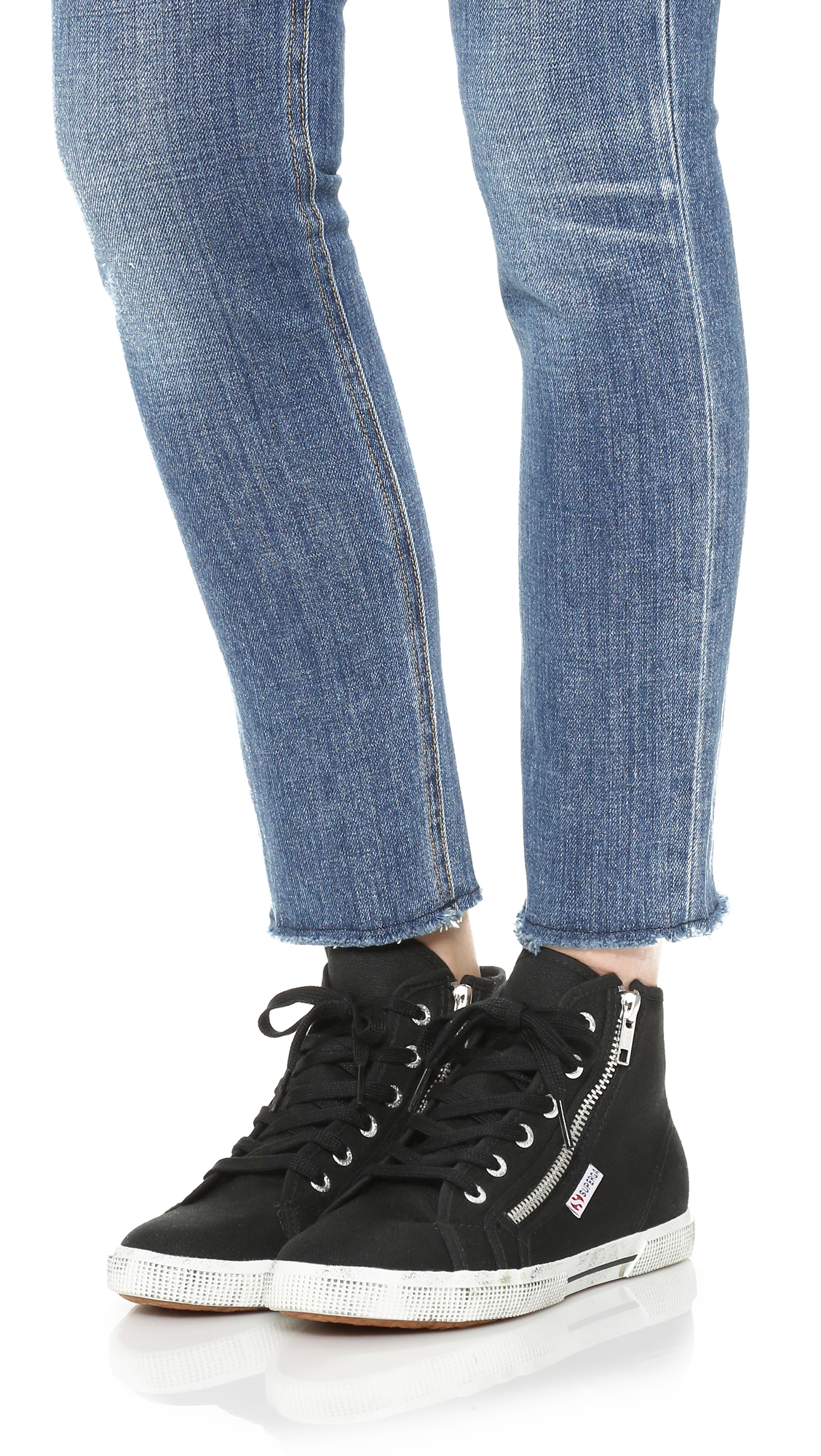 superga high top sneakers