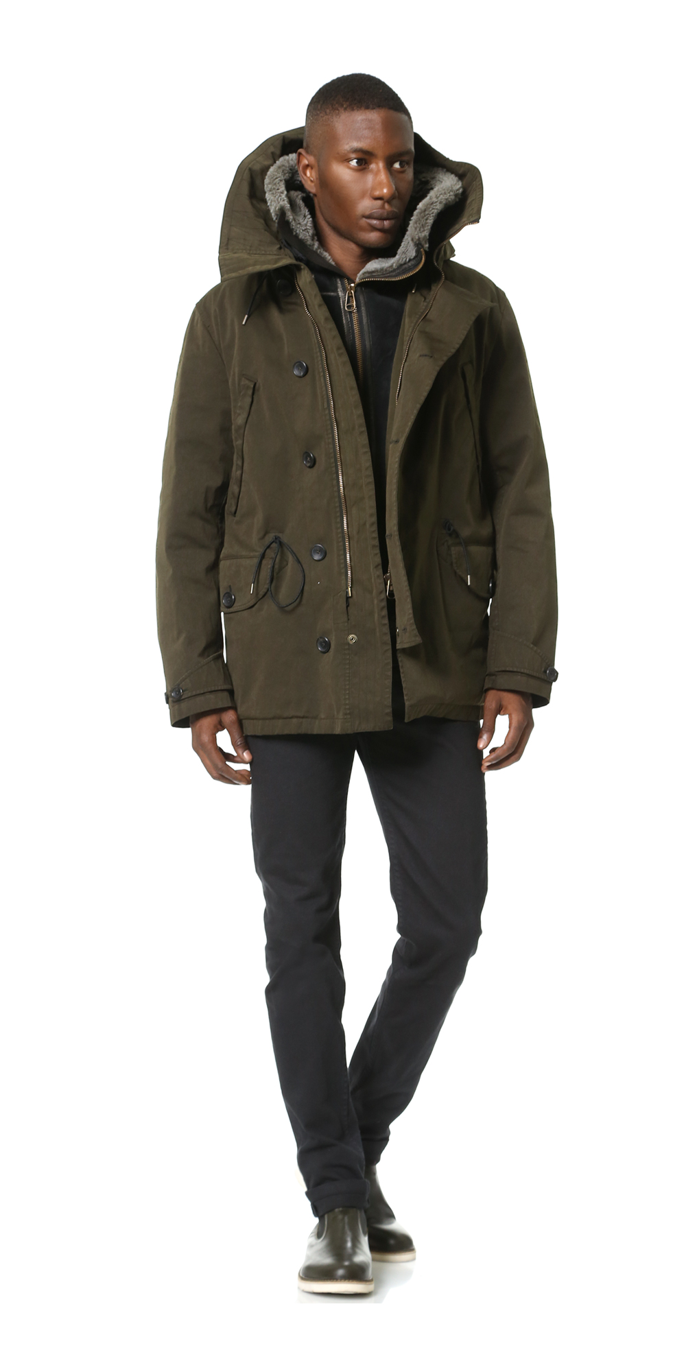ten c hooded down liner