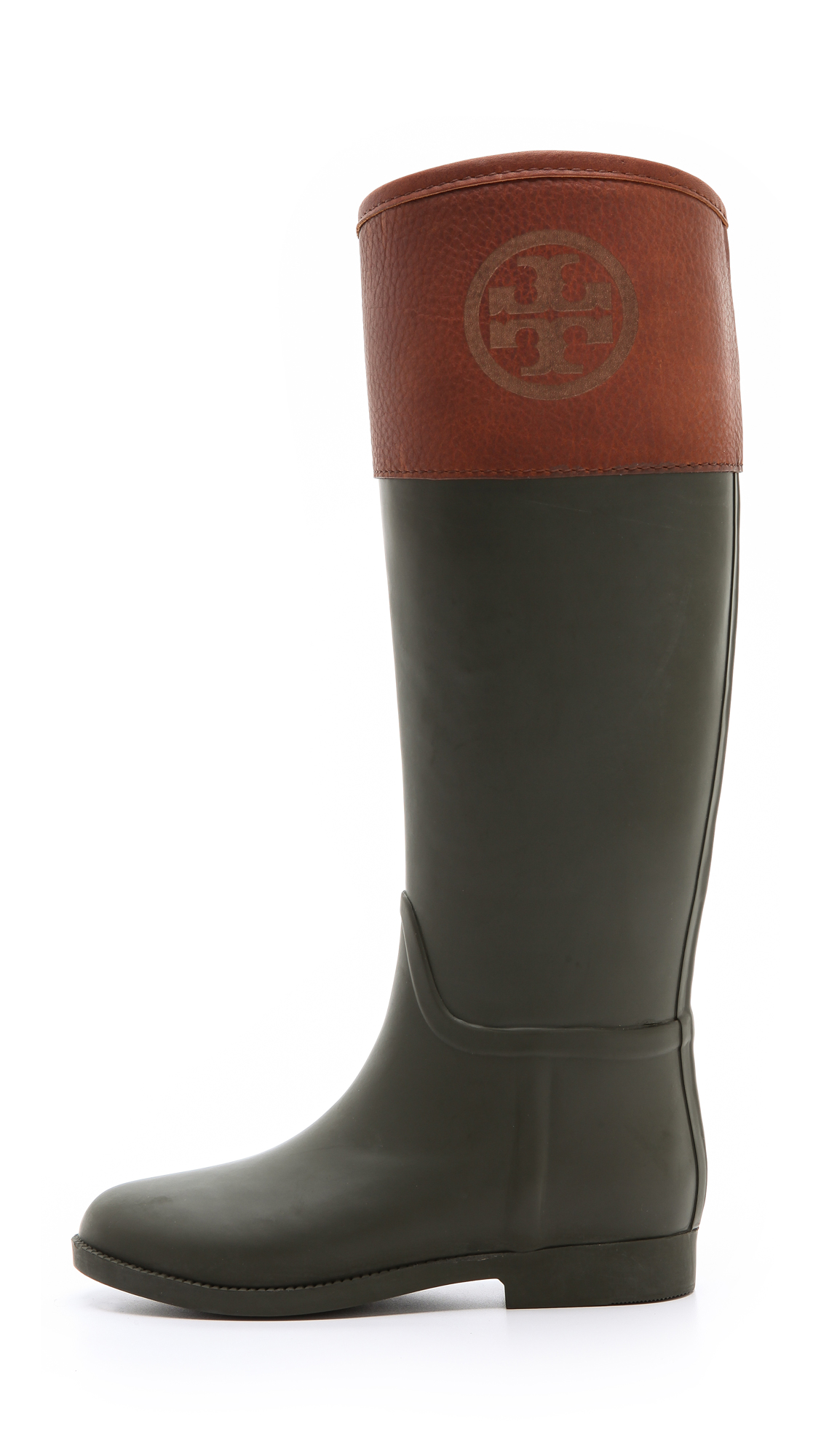 tory burch classic rain boots