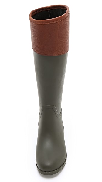 tory burch diana rain boots