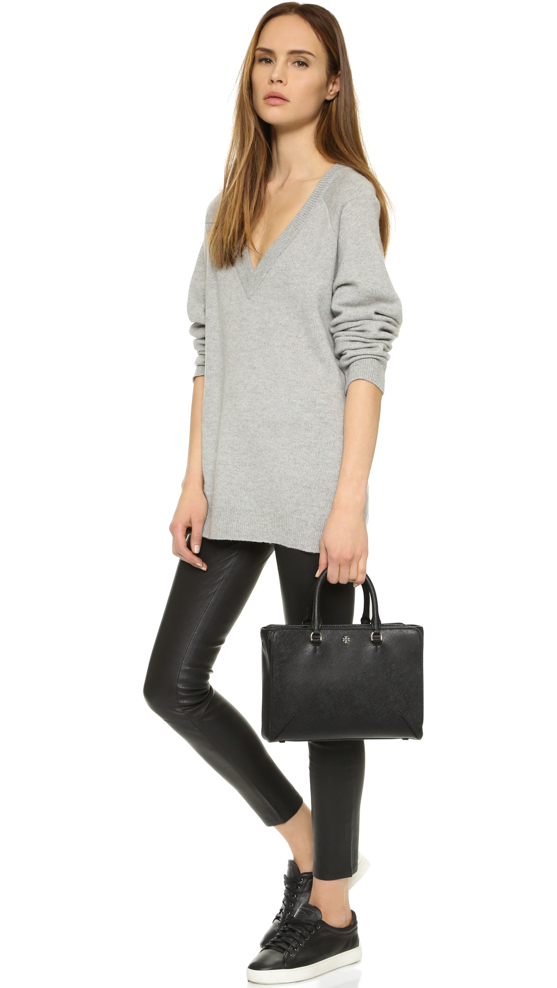 tory burch robinson small saffiano tote bag