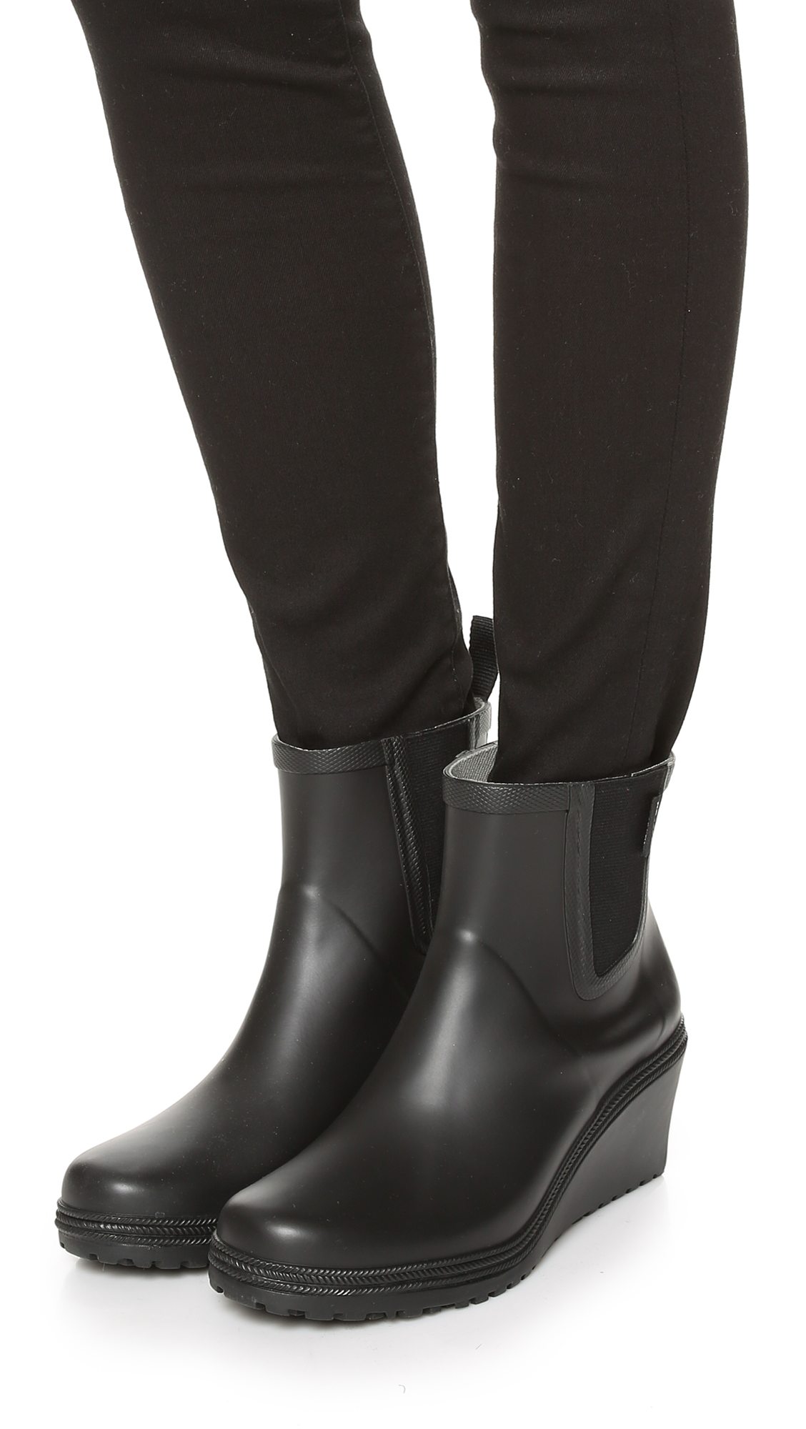 tretorn wedge rain boots