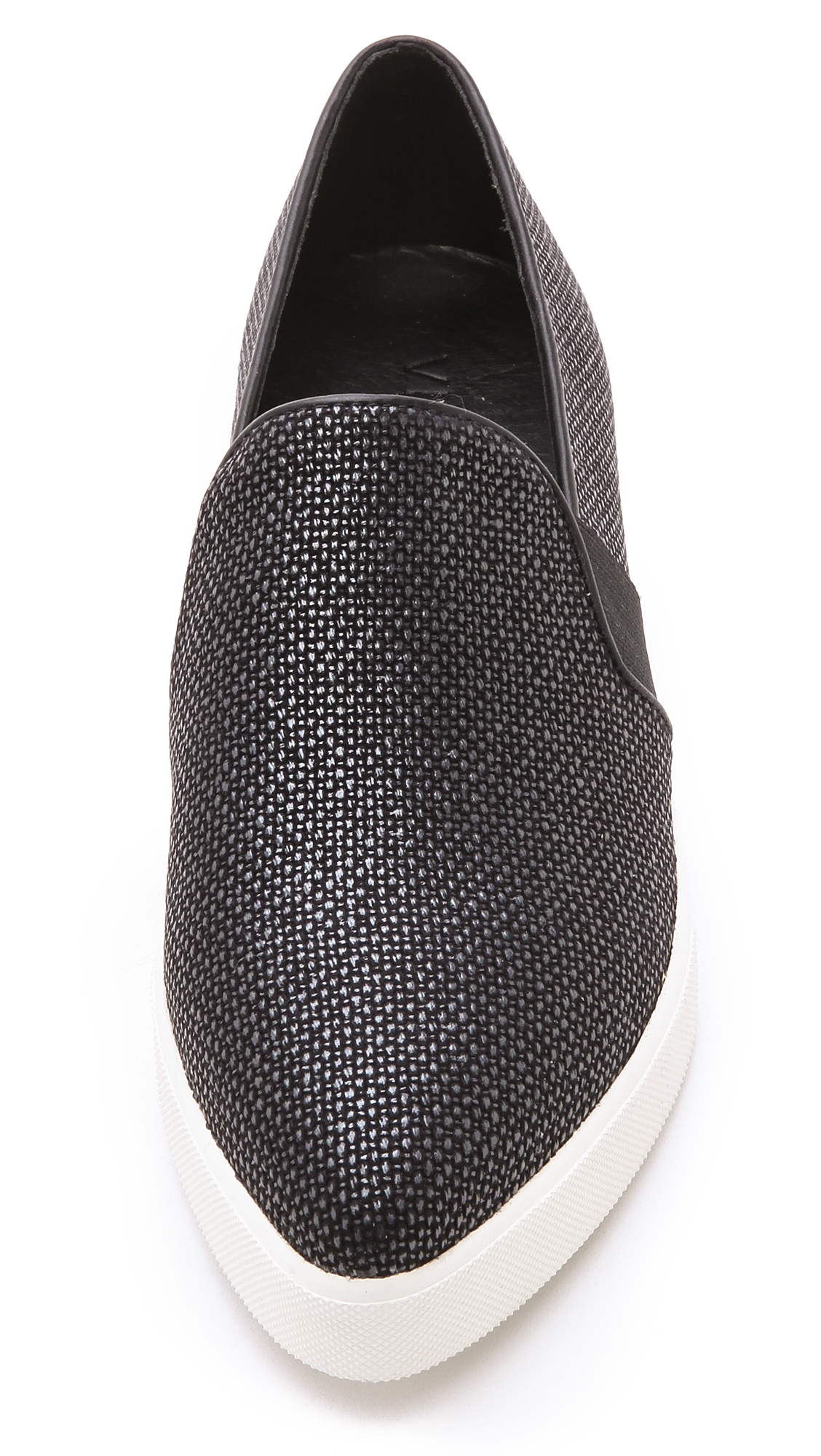 vince pointed toe sneakers