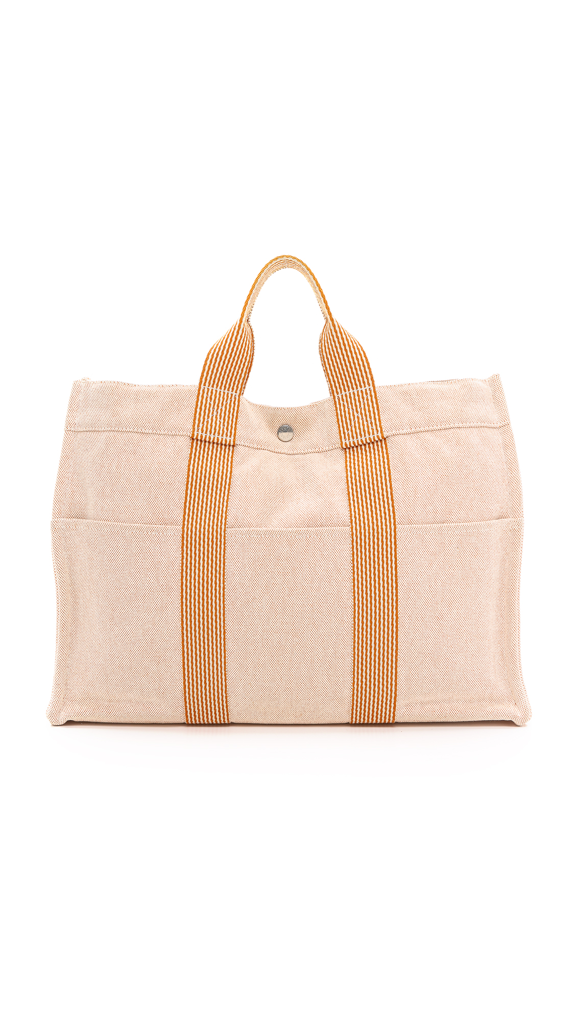 hermes canvas beach bag